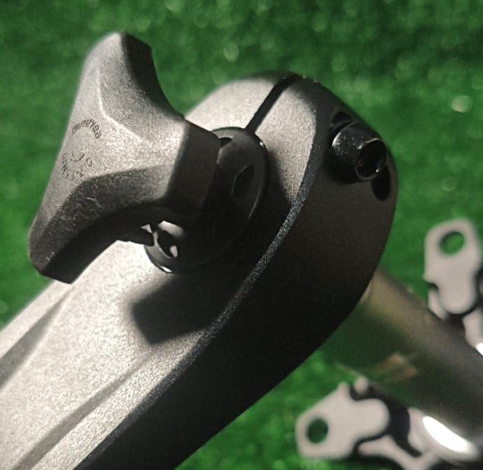 PEDIVELA ROBOTIK 3 PÇS 165MM BCD 104 MM EIXO 24MM PRETO FOSCO — foto 4
